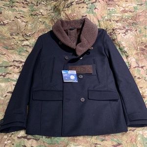 BNWT Gimo's Yorktown Shawl Naval Coat